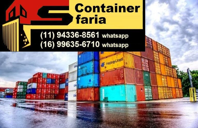 Venda de Container entregamos São Paulo em todo o Brasil