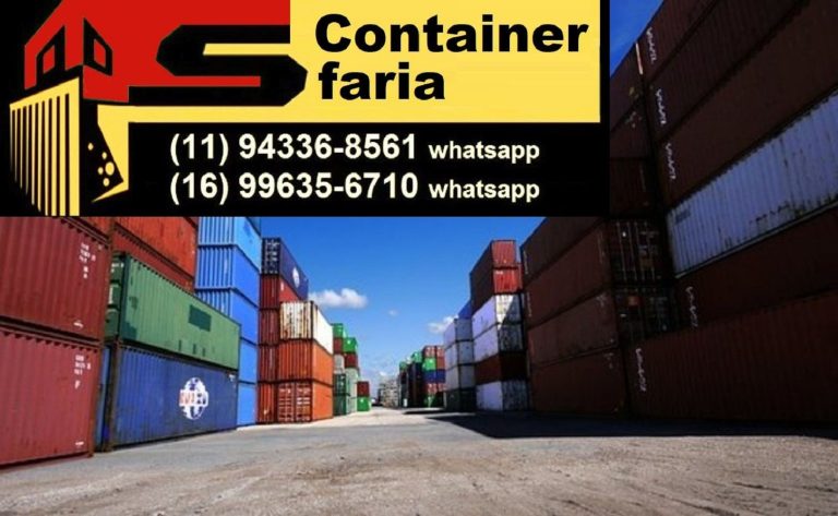 Venda de Container Santos entregamos São Paulo em todo o Brasil