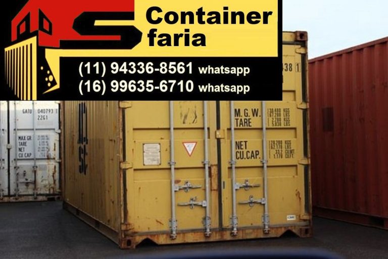 Containers Marítimo entregamos São Paulo em todo o Brasil