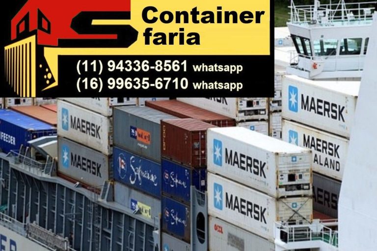 Containers High Cube entregamos São Paulo em todo o Brasil