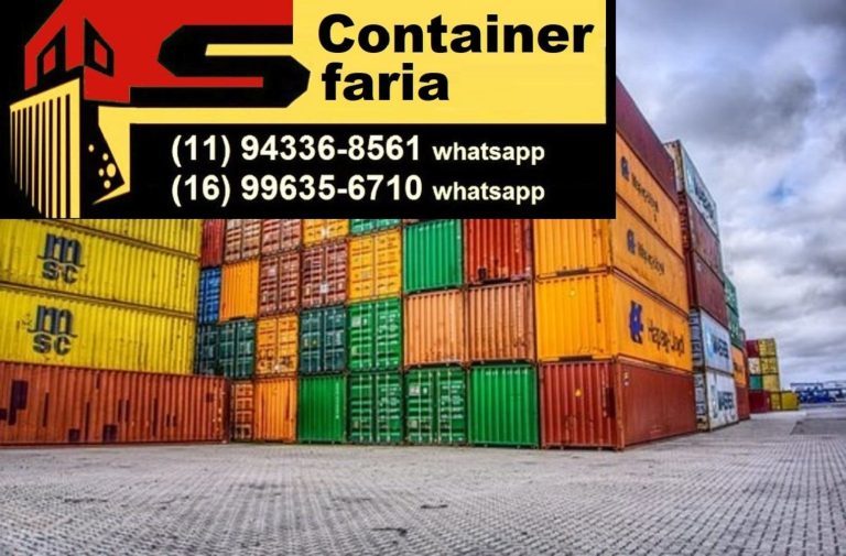 Venda de Container Santos Container Usado entregamos São Paulo em todo o Brasil