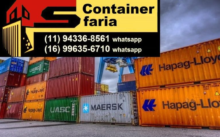 Venda de Container em Cubatão Container Marítimo entregamos São Paulo em todo o Brasil