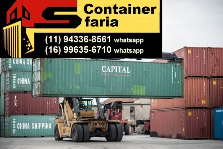 Venda de Containers Marítimo entregamos São Paulo em todo o Brasil