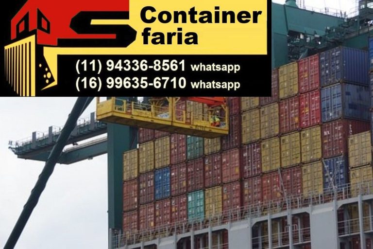 Venda de Containers High Cube entregamos São Paulo em todo o Brasil