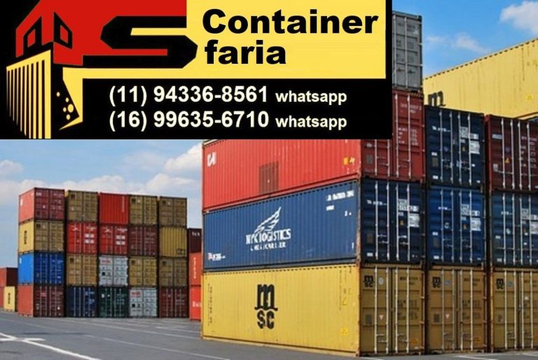 Venda de Containers Dry entregamos São Paulo em todo o Brasil