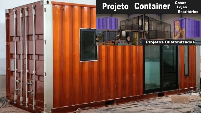 Projeto container custo reduzido